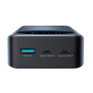 Joyroom JR-PBF05 Pro 30000mAh 65W Powerbank with Digital Display 2x USB-C 1x USB-A - juodos spalvos - Image 2