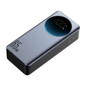 Joyroom JR-PBF05 Pro 30000mAh 65W Powerbank with Digital Display 2x USB-C 1x USB-A - juodos spalvos - Image 4