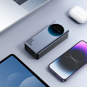 Joyroom JR-PBF05 Pro 30000mAh 65W Powerbank with Digital Display 2x USB-C 1x USB-A - juodos spalvos - Image 9