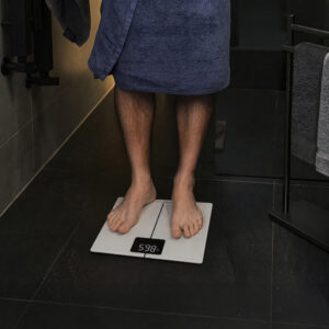 Wozinsky WIWL-180 Smart Bluetooth Bathroom Scale - baltos spalvos - Image 5