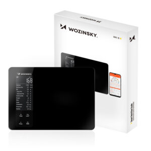 Wozinsky WIK-16 Smart Kitchen Scale with Digital Display, Bluetooth App - juodos spalvos