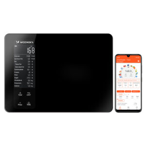 Wozinsky WIK-16 Smart Kitchen Scale with Digital Display, Bluetooth App - juodos spalvos - Image 3