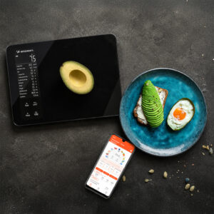 Wozinsky WIK-16 Smart Kitchen Scale with Digital Display, Bluetooth App - juodos spalvos - Image 8