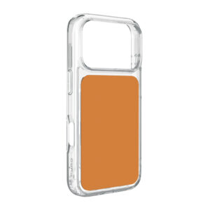 Puro Plate Mag dėklas skirtas Apple iPhone 17 Pro Compatible with MagSafe - oranžinės spalvos