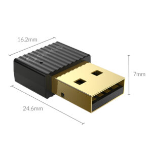 Orico BTA-508 Bluetooth 5.0 USB-A Adapter - juodos spalvos - Image 4