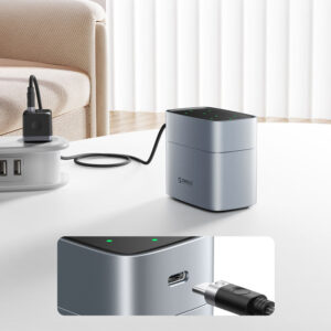 Orico EV8 AA Lithium Battery Charger with Storage Function - sidabro spalvos - Image 5