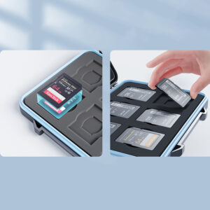 Orico PHCD dėklas skirtas Memory Cards and Data Media juodos spalvos 2.5" SSD 2.5" HDD M.2 SSD SD Micro SD CompactFlash Card Readers - juodos spalvos - Image 8