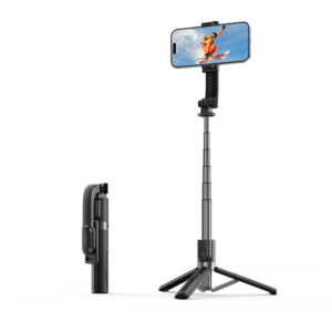 Selfie stick Orico SPV90 aluminum mini tripod Bluetooth 360 degree rotation - juodos spalvos