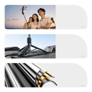 Selfie stick Orico SPV90 aluminum mini tripod Bluetooth 360 degree rotation - juodos spalvos - Image 3