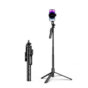 Selfie stick Orico SPM175 tripod 1/4" for phone camera with 360 degree rotation Bluetooth 5.2 - juodos spalvos