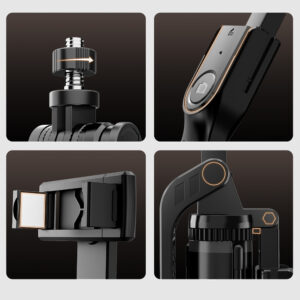 Selfie stick Orico SPM170 tripod 1/4" for phone camera Bluetooth 5.2 - juodos spalvos - Image 7
