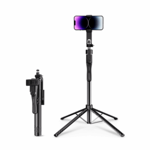 Selfie stick Orico SPN185 1/4" tripod for phone camera with 360 degree rotation Bluetooth 5.2 - juodos spalvos