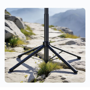 Selfie stick Orico SPN185 1/4" tripod for phone camera with 360 degree rotation Bluetooth 5.2 - juodos spalvos - Image 5