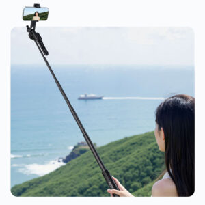 Selfie stick Orico SPN185 1/4" tripod for phone camera with 360 degree rotation Bluetooth 5.2 - juodos spalvos - Image 7