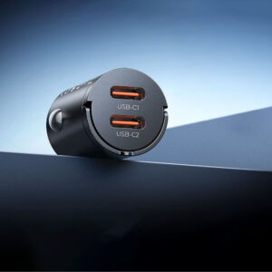 Orico MiniRing 30W 2x USB-C automobilinis įkroviklis - juodos spalvos - Image 5