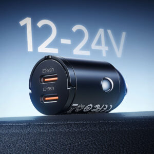 Orico MiniRing 30W 2x USB-C automobilinis įkroviklis - juodos spalvos - Image 9