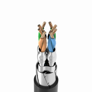 Orico PUG-C7 CAT7 10Gbps RJ45 Ethernet Network Cable Internet LAN Round 10m - juodos spalvos - Image 9