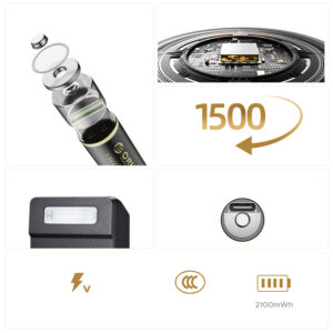Orico Ener-G EG5C Lithium Battery 1.5V 2100mWh AA USB-C Rechargeable Battery with Charging Cable 4 pcs. - Image 3