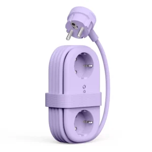 Orico AP3 65W GaN 6in1 Power Strip 2x AC + 2x USB-A + 2x USB-C - violetinės spalvos