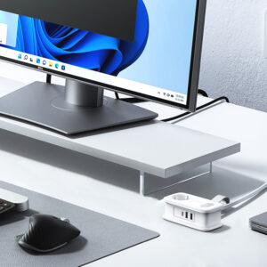 Orico AP3 65W GaN 6in1 Power Strip 2x AC + 2x USB-A + 2x USB-C - baltos spalvos - Image 4