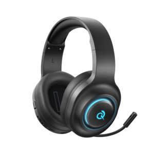 QCY V200 Pro Wired žaidimų ausinės with 7.1 Sound and Detachable Mikrofonas - juodos spalvos - Image 7