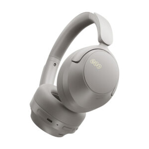 QCY H3S Wireless On-Ear ausinės with LDAC and ANC Noise Cancellation - pilkos spalvos - Image 4