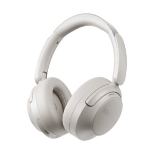 QCY H3S Wireless On-Ear ausinės with LDAC and ANC Noise Cancellation - baltos spalvos