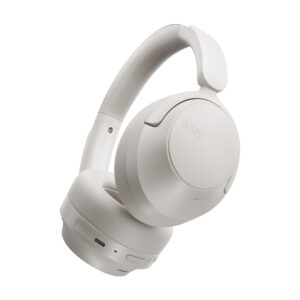 QCY H3S Wireless On-Ear ausinės with LDAC and ANC Noise Cancellation - baltos spalvos - Image 5