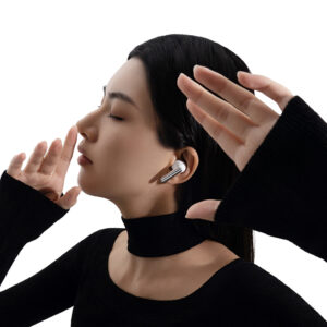 QCY Melobuds N60 Wireless In-Ear ausinės with LDAC and ANC Noise Cancellation - baltos spalvos - Image 9