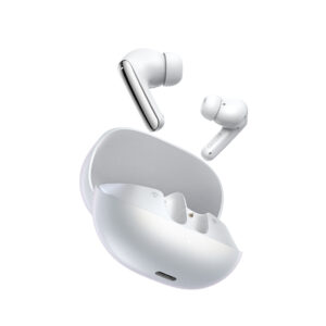 QCY MeloBuds N20 Wireless In-Ear Noise Cancelling ANC ausinės - baltos spalvos - Image 2