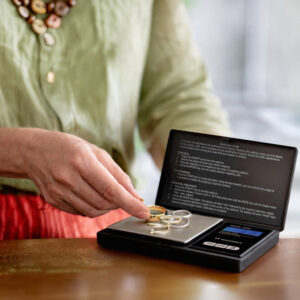 Wozinsky WDW-1000 Jewelry Scale 200g 0.01g Precision Illuminated - juodos spalvos - Image 5