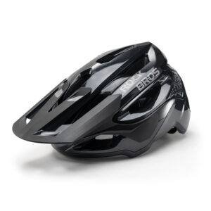Rockbros LK-99 Mountain dviratininko šalmas with Adjustable Visor and Magnetic Closure 58-62 cm - juodos spalvos