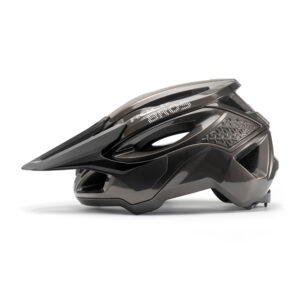 Rockbros LK-99 Mountain dviratininko šalmas with Adjustable Visor and Magnetic Closure 58-62 cm - Titanium - Image 2