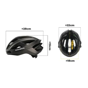 Universal cycling helmet Lingzhe LK-69 dydis L juodos spalvos 58-62 cm - Image 7