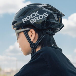Rockbros TS-42 Lightweight dviratininko šalmas 58-62 cm - juodos spalvos - Image 5