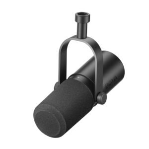 BOYA CastMic P60 Wired USB XLR Studio Mikrofonas - juodos spalvos