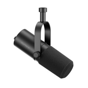 BOYA CastMic P60B studio microphone with arm, wired USB XLR - juodos spalvos - Image 8