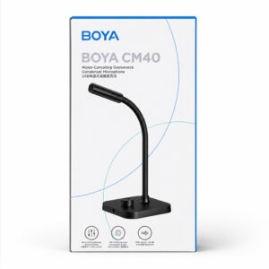 BOYA CM40 wired conference microphone - juodos spalvos - Image 9