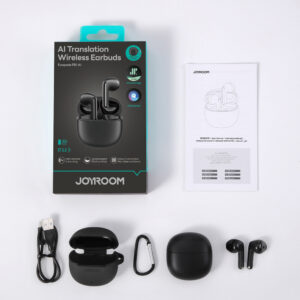 Joyroom JR-FB1 Funpods Bluetooth 6.0 In-Ear TWS Wireless ausinės with AI Functions - juodos spalvos - Image 8