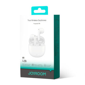 Joyroom JR-FB1 Funpods Bluetooth 6.0 In-Ear TWS Wireless ausinės - baltos spalvos - Image 7