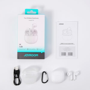 Joyroom JR-FB1 Funpods Bluetooth 6.0 In-Ear TWS Wireless ausinės - baltos spalvos - Image 8