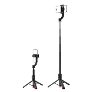Acefast E42 Selfie Stick with Auto Tripod and Bluetooth Remote Control 1.05m - juodos spalvos - Image 5