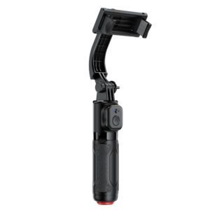 Acefast E42 Selfie Stick with Automatic Tripod and Bluetooth Remote Control 63 cm - juodos spalvos - Image 2