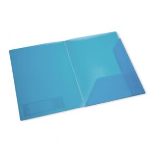 *Aplankas dokumentams College CRYSTAL A4, plastikinis, įvairių spalvų