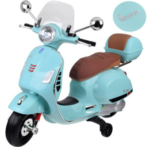 Vaikiškas akumuliatorinis elektrinis motoroleris VESPA GTS Super PA0333