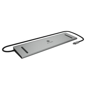 ICY BOX IB-DK2106a-CPD Vielinis USB 3.2 Gen 1 (3.1 Gen 1) Type-C Antracitas, Juoda - Image 2