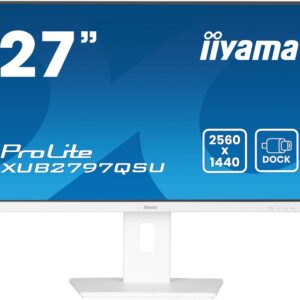 iiyama ProLite XUB2797QSU-W2 kompiuterio monitorius 68,6 cm (27") 2560 x 1440 pikseliai Quad HD LED Balta - Image 2