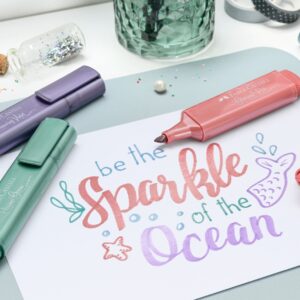 Teksto žymeklis Faber-Castell Metallic, žalios spalvos - Image 2