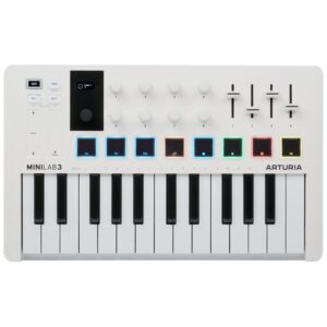 Arturia Minilab 3 MIDI klaviatūra 25 raktai USB Balta - Image 1