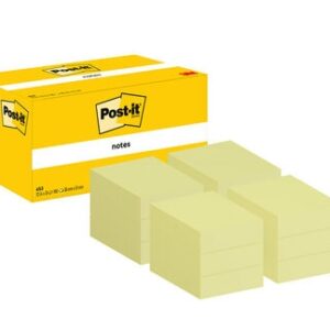 *Lipnūs lapeliai Post-it, 38x51mm, 3x100 lapelių, geltonos spalvos - Image 2